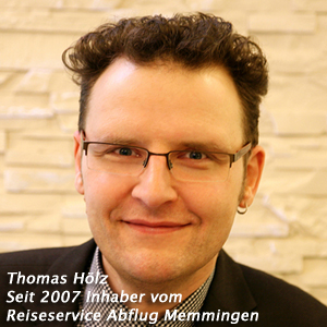 T. Hoelz Inhaber Reiseservice Abflug Memmingen
