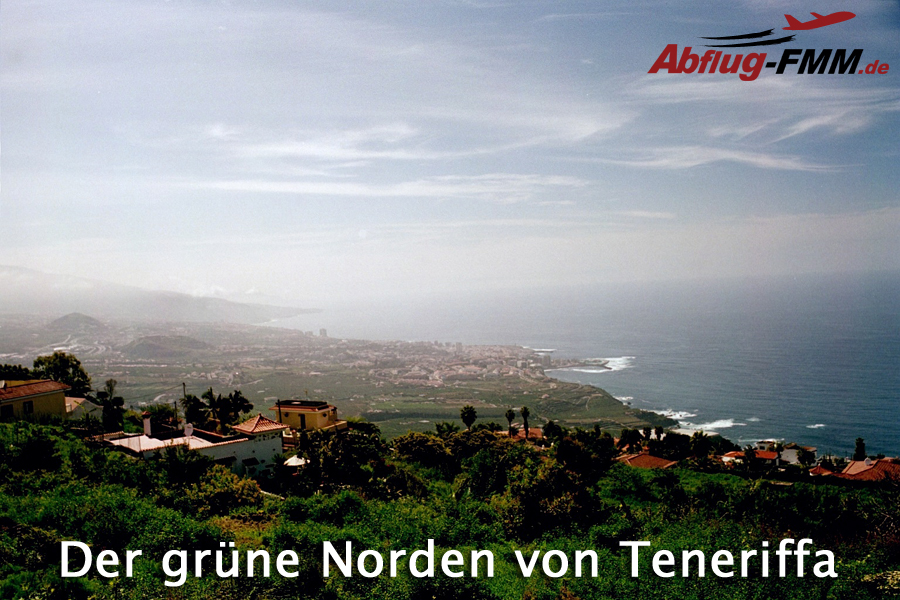 Kreuzfahrten ab Flughafen Memmingen. Der grüne Norden von Teneriffa.